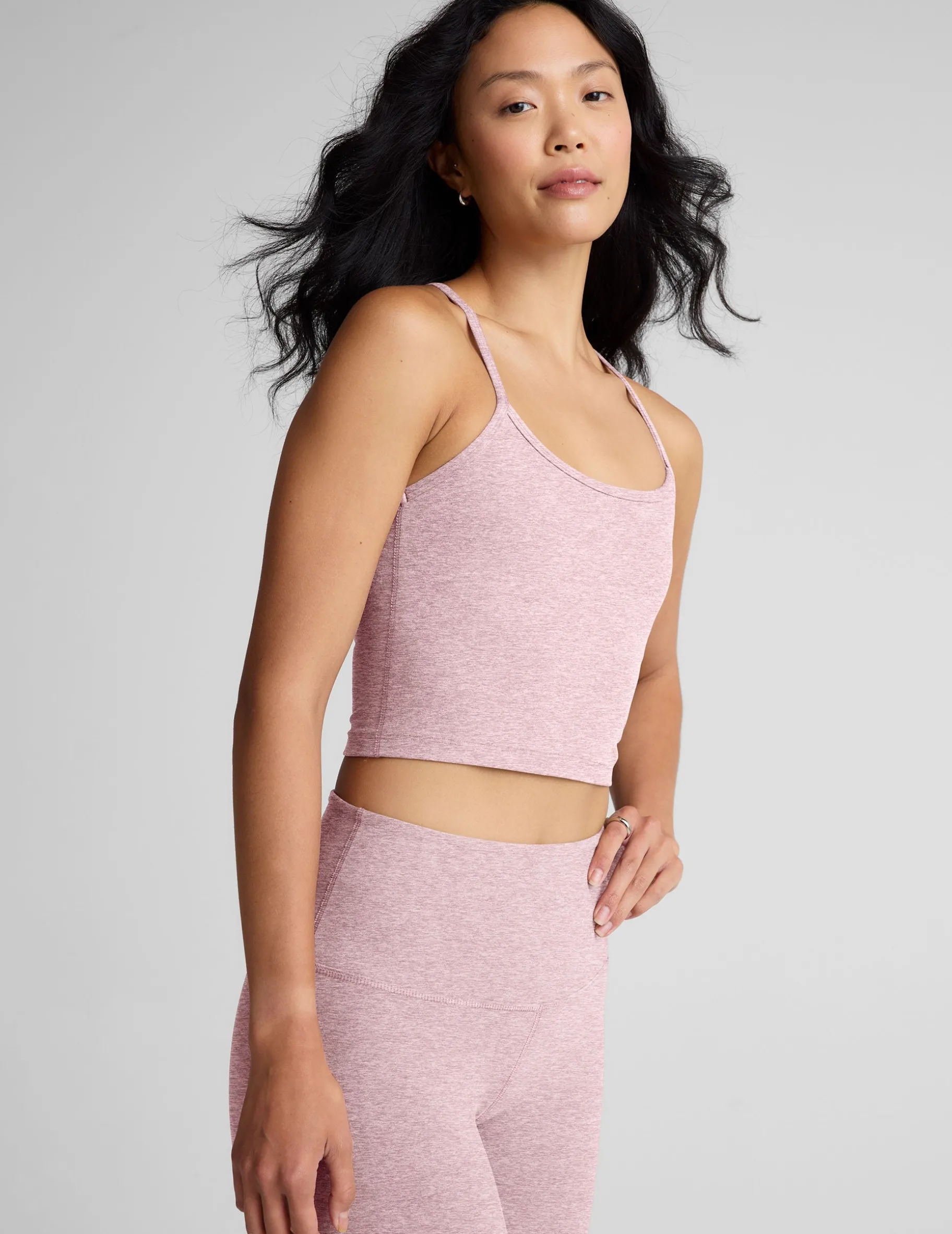 Spacedye Slim Racerback Cropped Tank