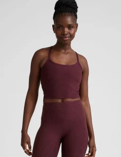 Spacedye Slim Racerback Cropped Tank