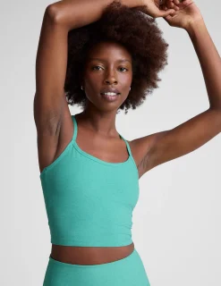 Spacedye Slim Racerback Cropped Tank