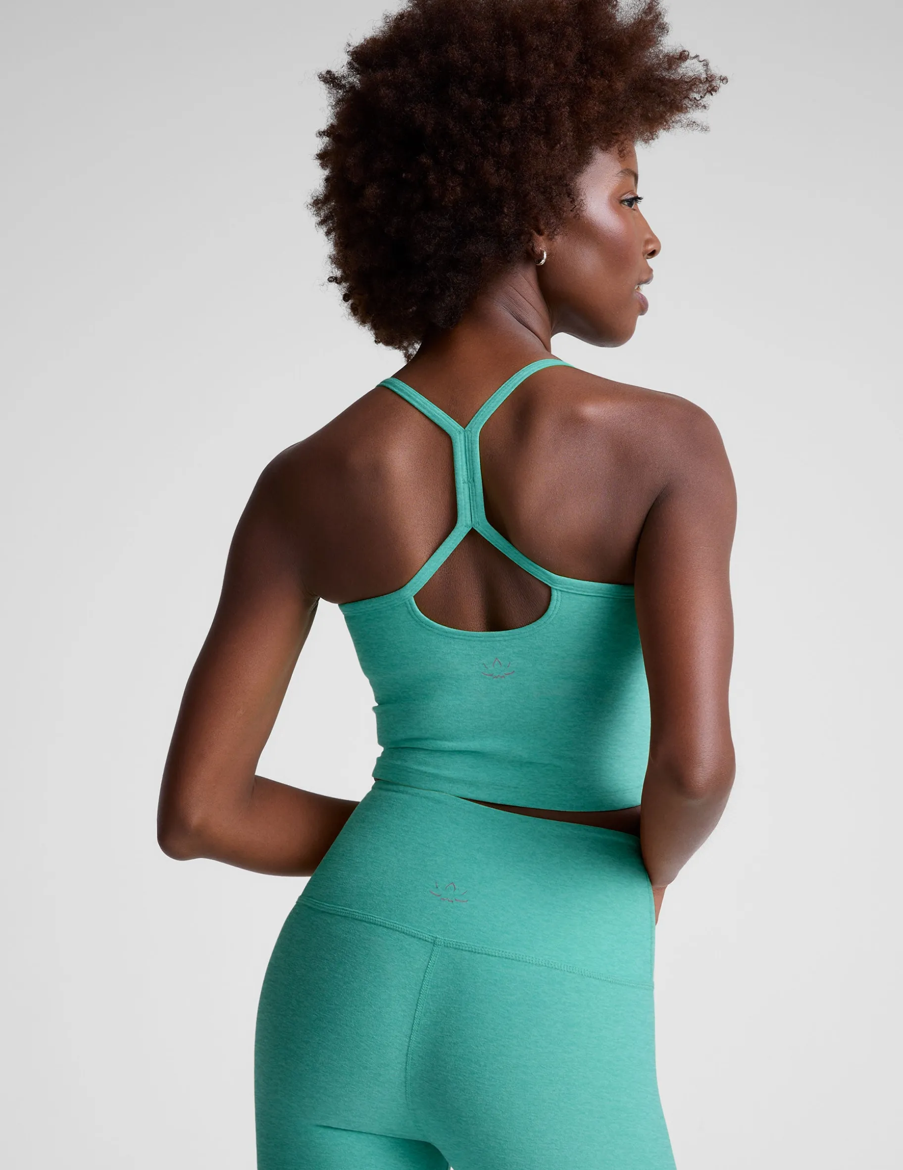 Spacedye Slim Racerback Cropped Tank