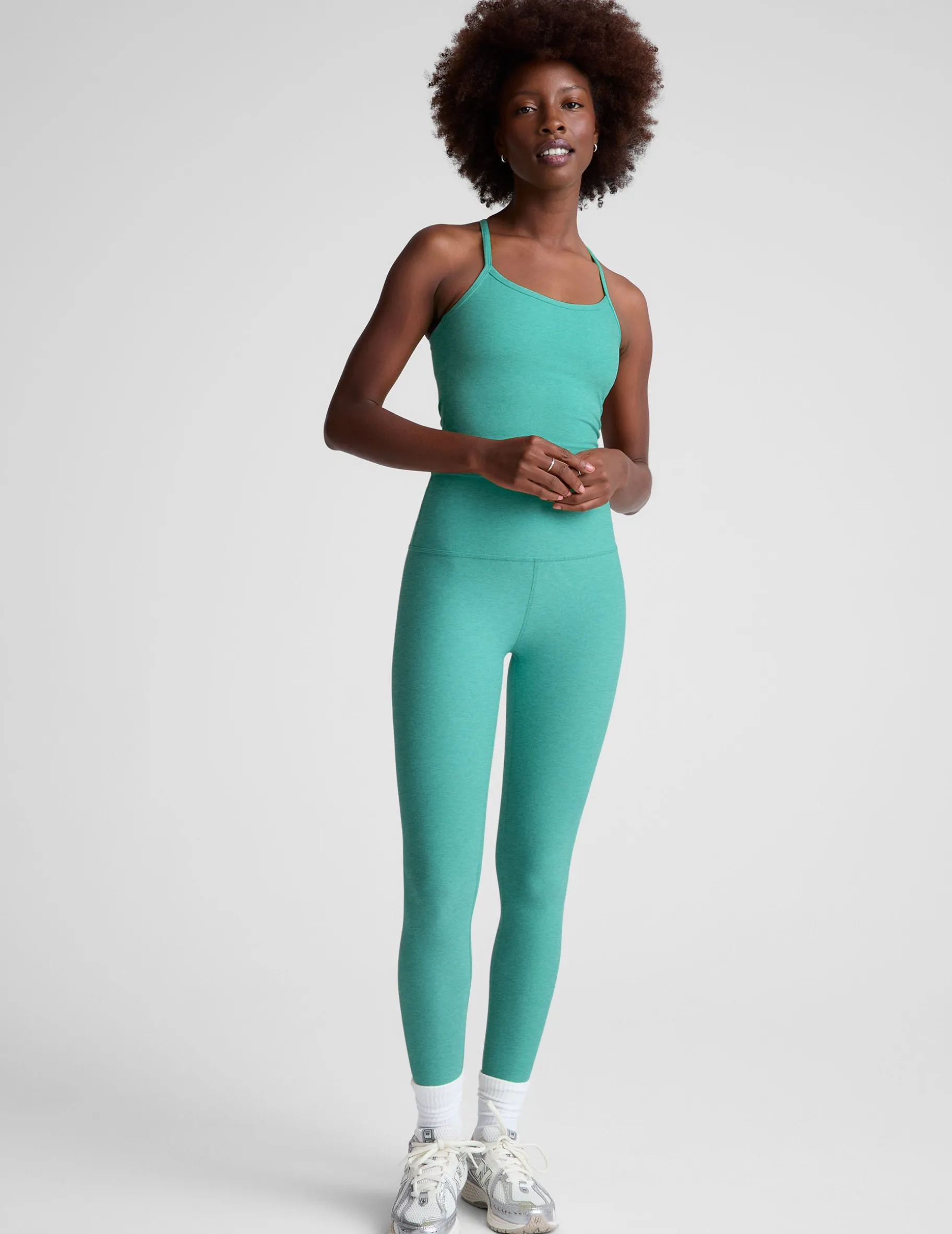 Spacedye Slim Racerback Cropped Tank