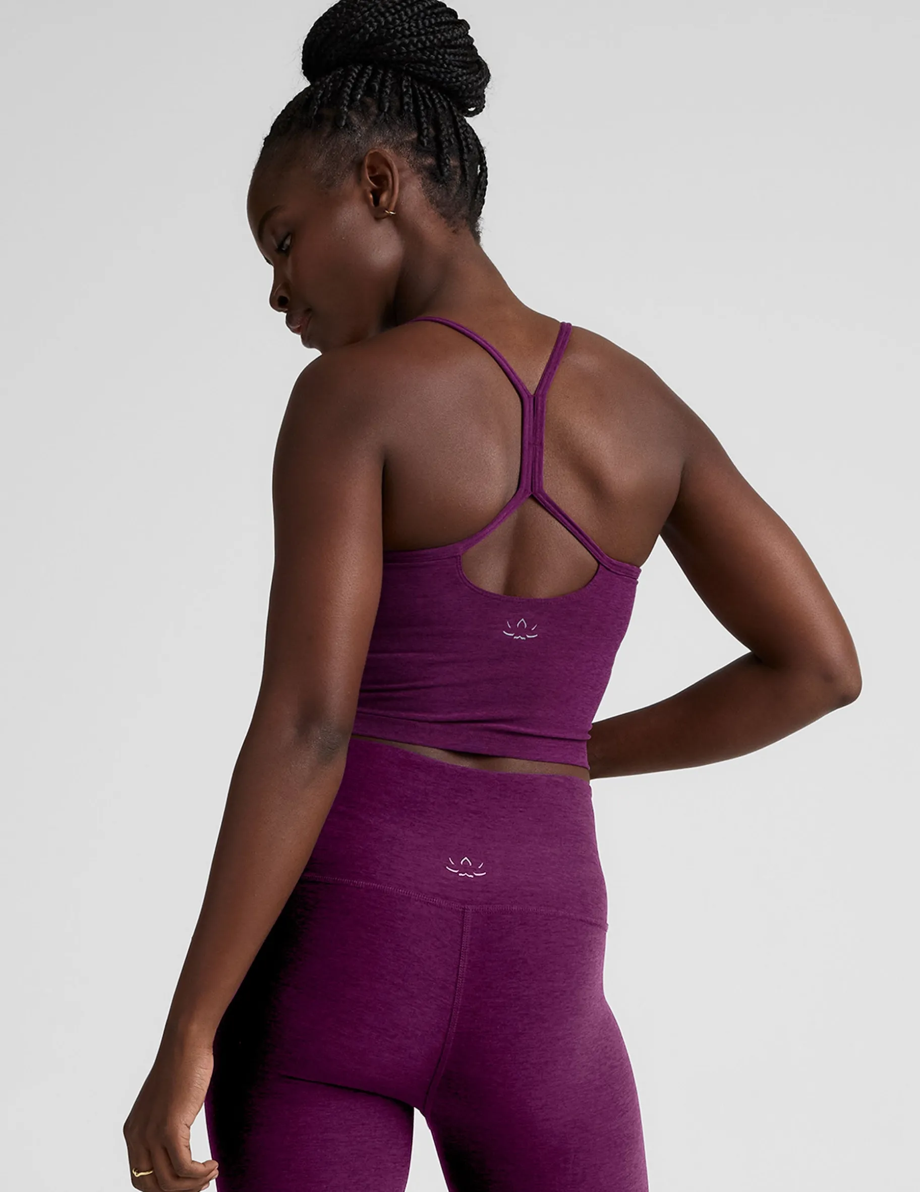 Spacedye Slim Racerback Cropped Tank