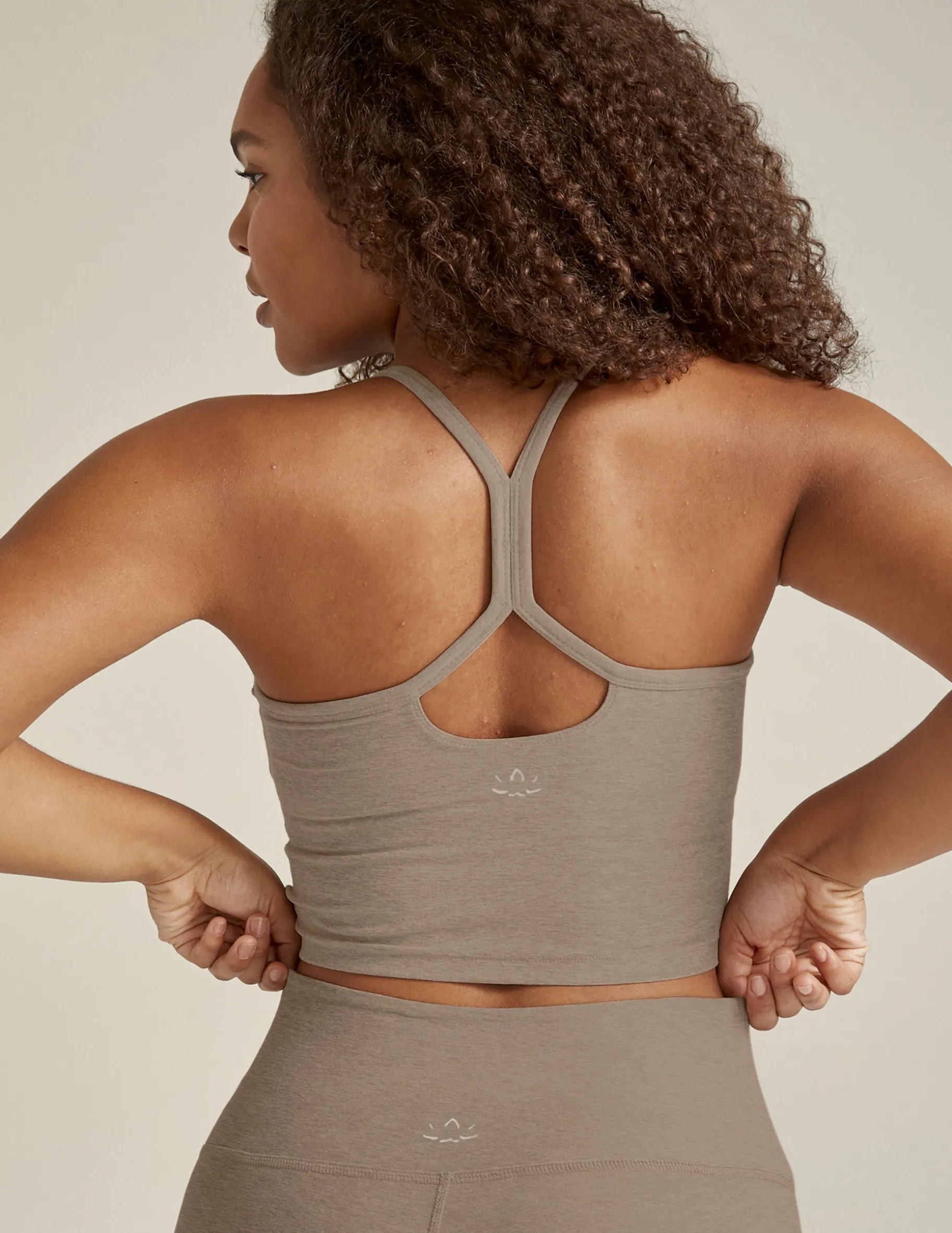 Spacedye Slim Racerback Cropped Tank