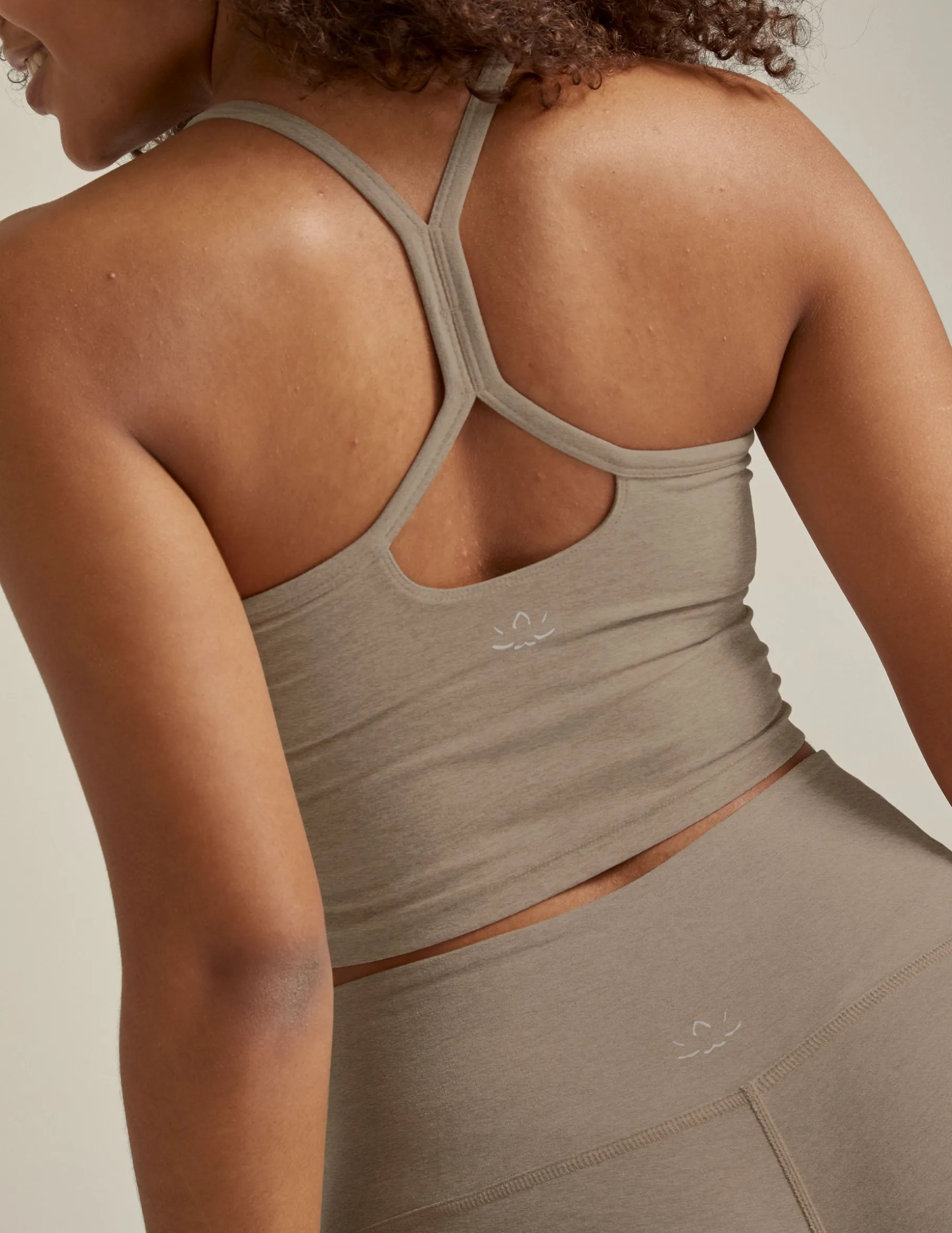 Spacedye Slim Racerback Cropped Tank