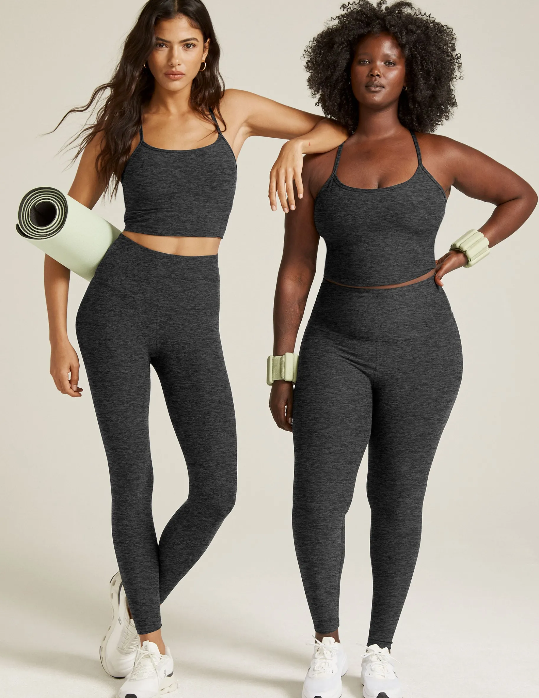 Spacedye Slim Racerback Cropped Tank