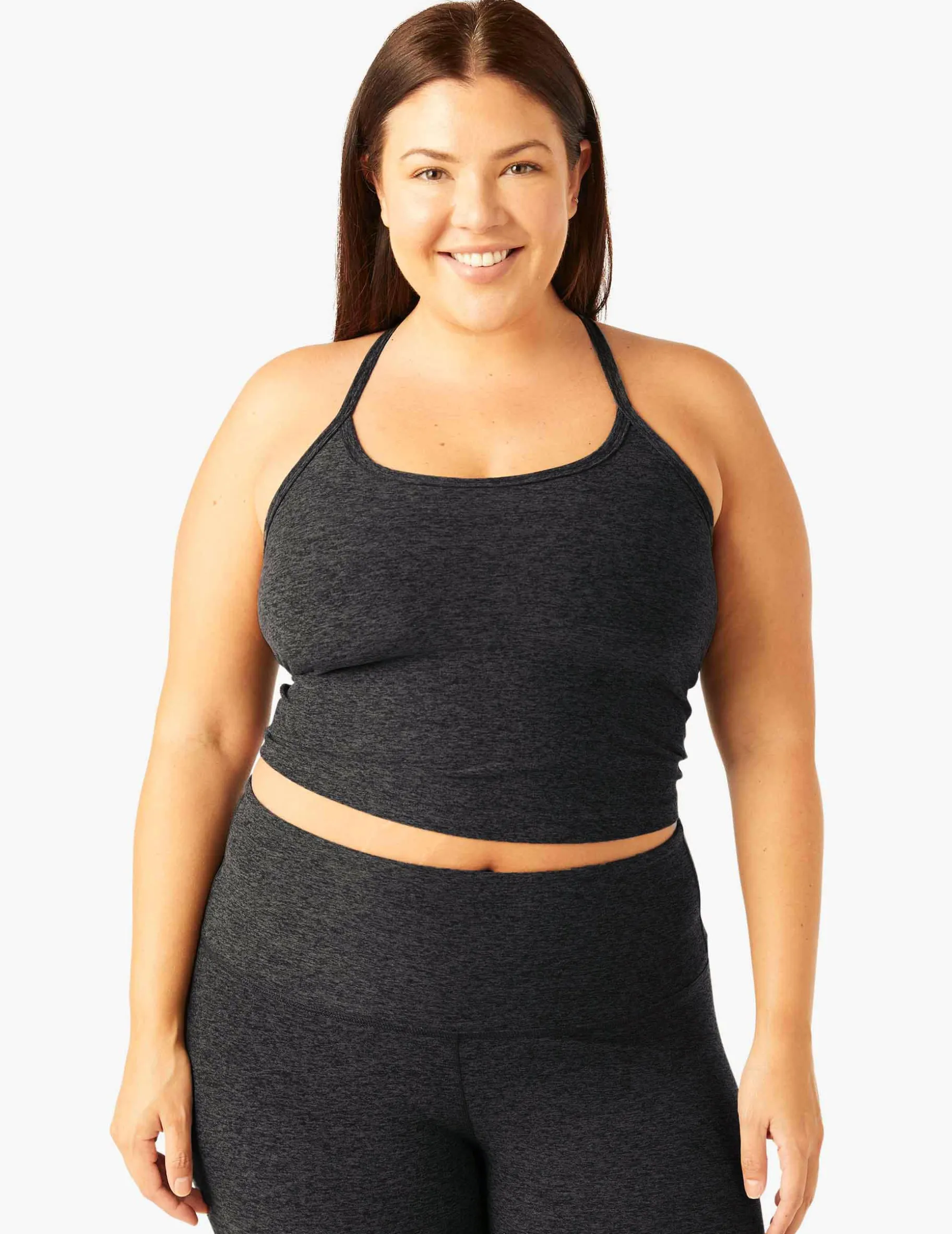 Spacedye Slim Racerback Cropped Tank