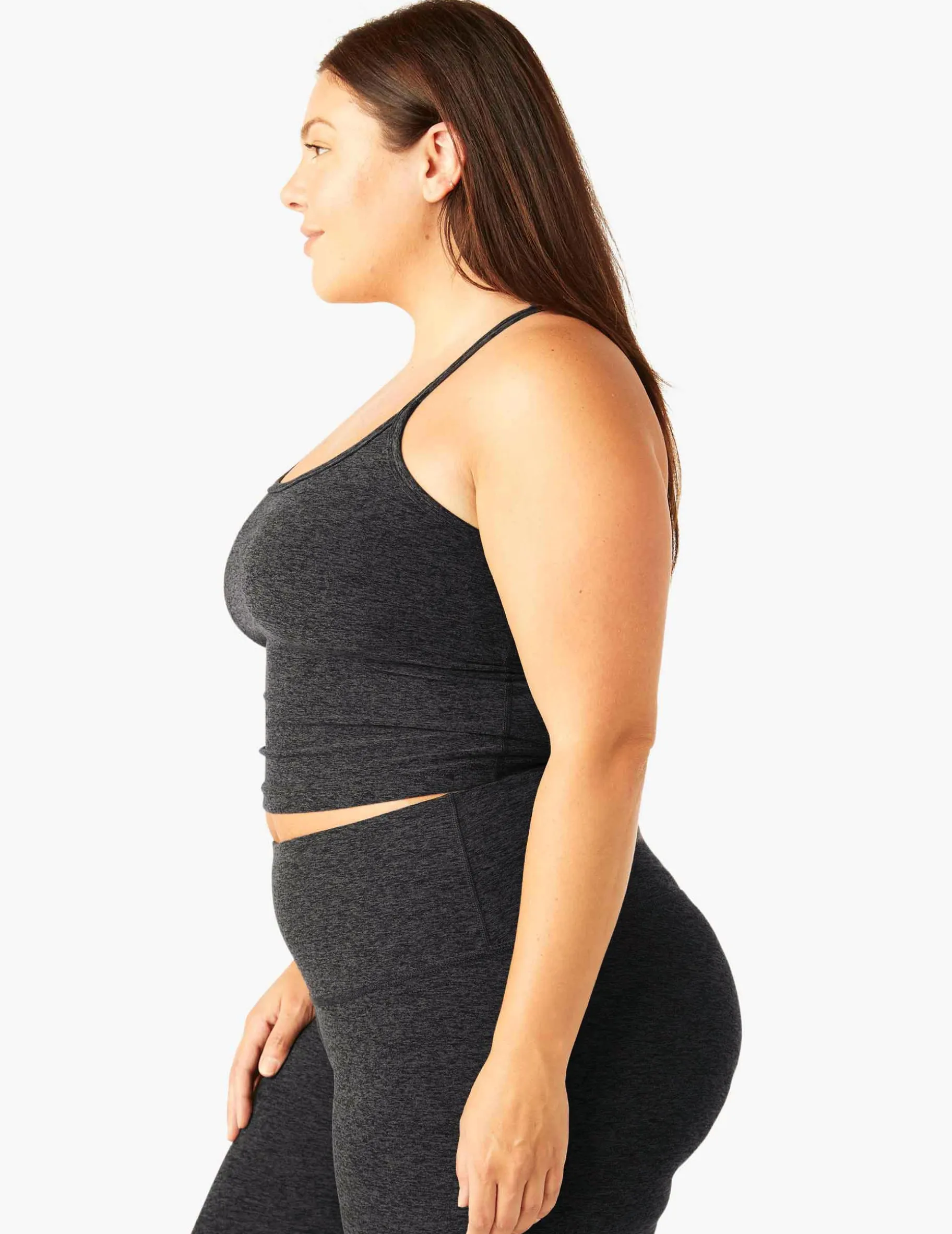 Spacedye Slim Racerback Cropped Tank