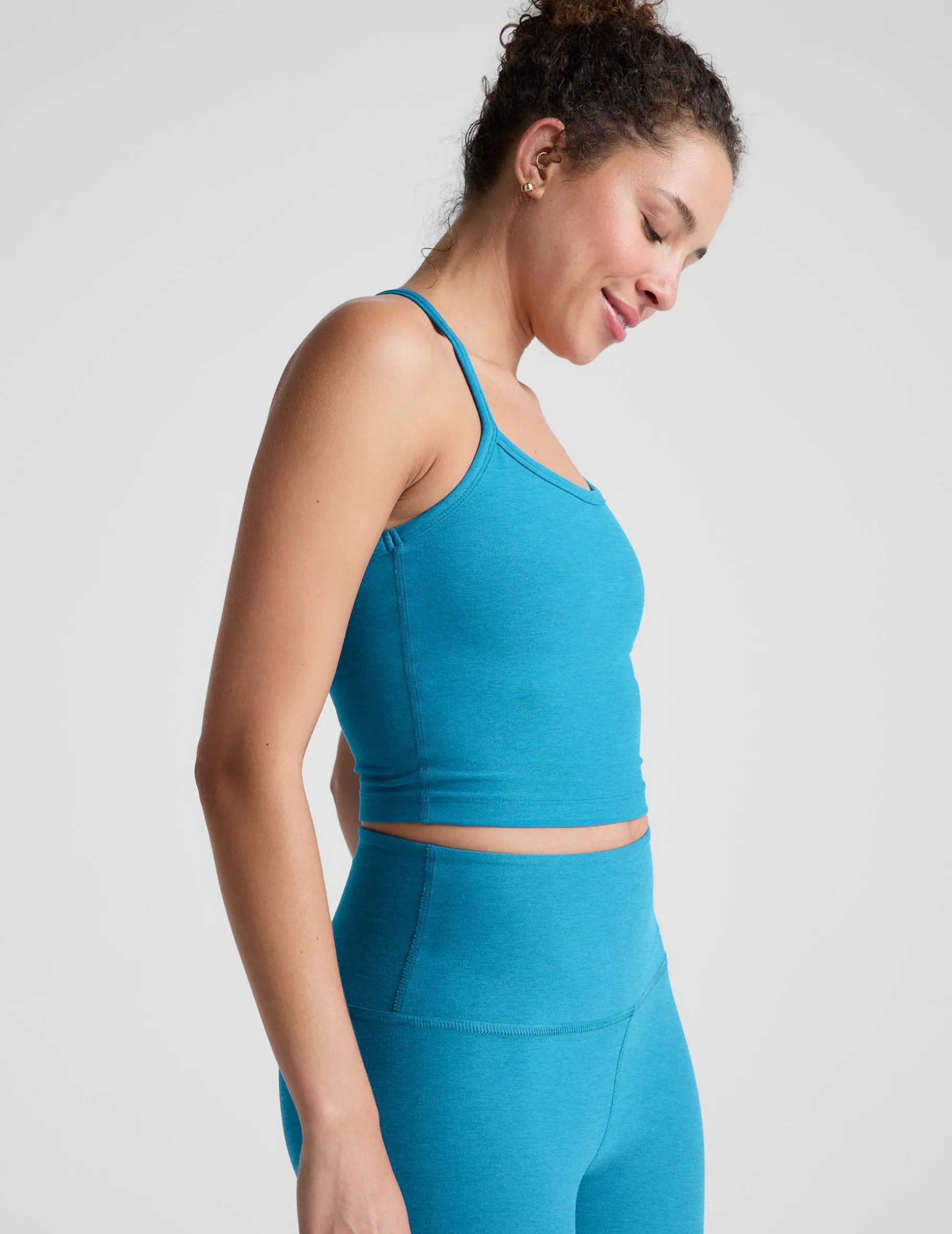Spacedye Slim Racerback Cropped Tank