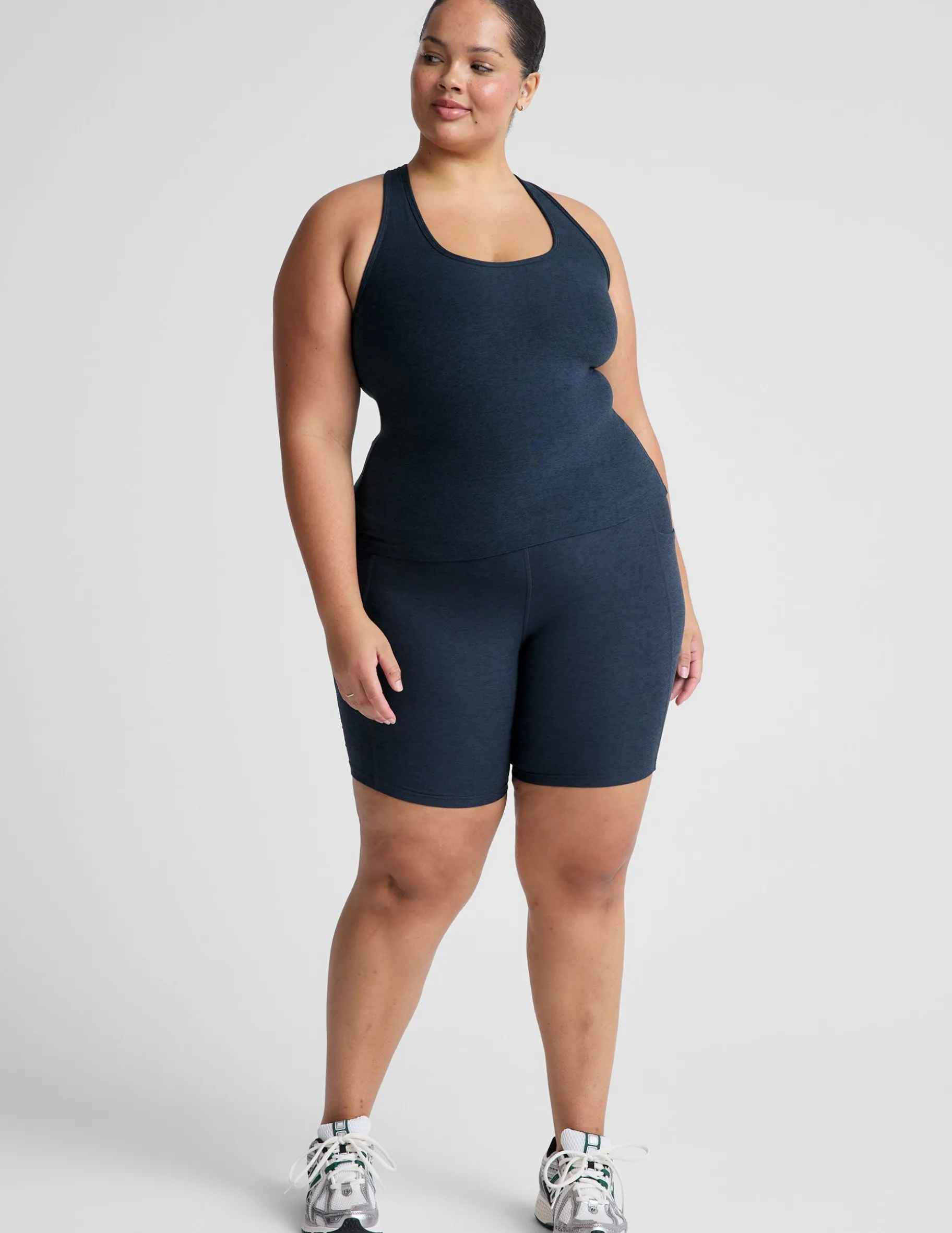 Spacedye Step Up Racerback Tank (1X-4X)