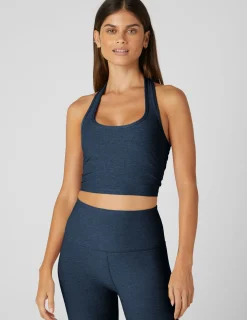 Spacedye Well Rounded Cropped Halter Tank