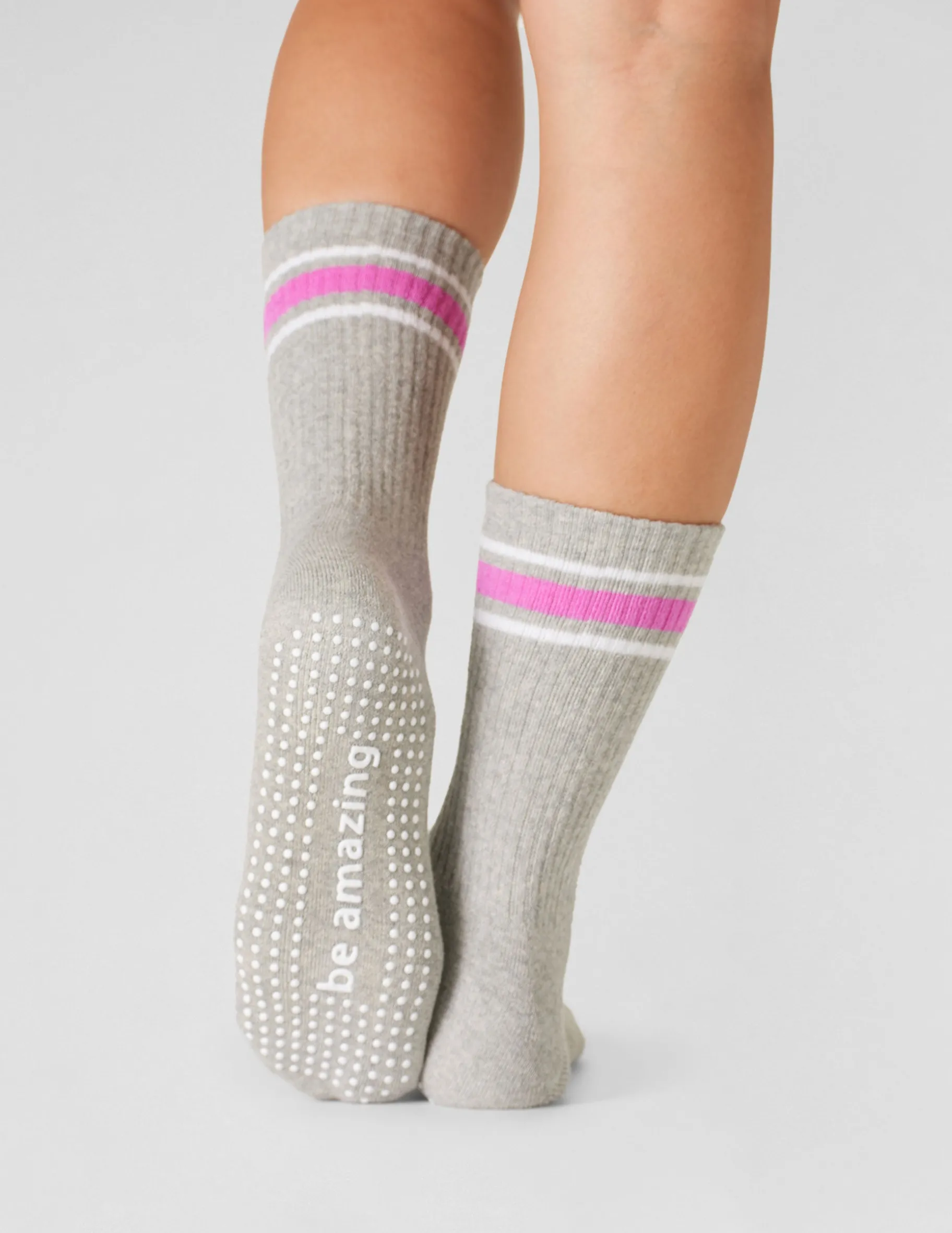 Sticky Be Amazing Crew Grip Socks