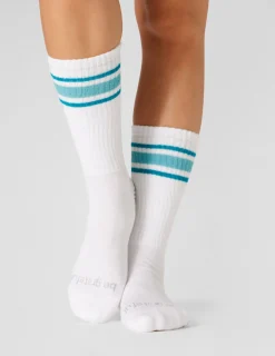 Sticky Be Grateful Crew Grip Socks